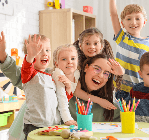 Výtvarné činnosti - školka Šťastná cestička Mníšek pod Brdy